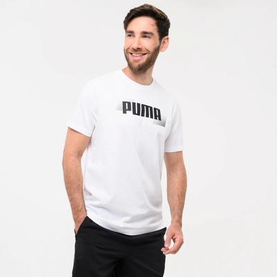 Puma pánské bavlněné tričko s krátkým rukávem