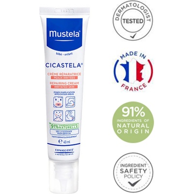 Mustela Bébé Cicastela reparační krém pro děti od narození 40 ml