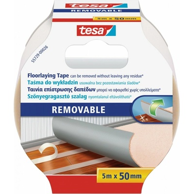 Tesa Oboustranná kobercová páska odstranitelná s výztuhou 5 m x 50 mm 55729-00026-11