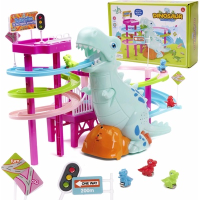 InnoVibe Dinosauří závodní dráha se zvuky a světly