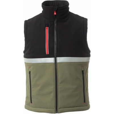 Payper Vesta WISE Pad softshell zimná vojenská zelená/čierna