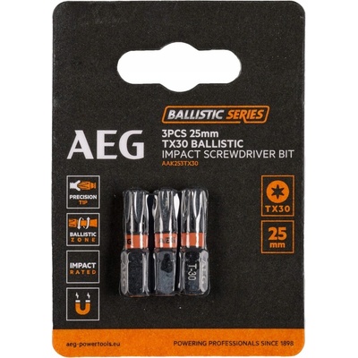 AEG 25 mm TX30 3 ks AAK253TX30
