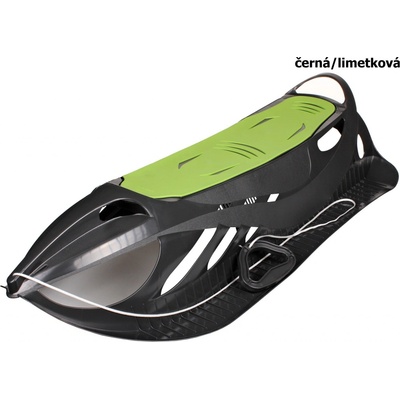 Merco Neon Grip sáně černá-limetková