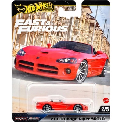 Mattel Hot Wheels Premium Fast and Furious 2003 Dodge Viper SRT 10