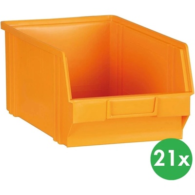 ArtPlast Plastové boxy BASIC typ C 205 x 335 x 149 mm 21 ks žltooranžová