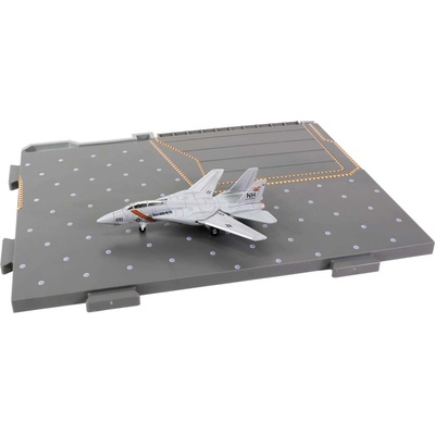 Forces of Valor Section E deck + F-14A BuNo. 159833 VF-114 Aardvarks CVW-11 Operation Praying Mantis Persian Gulf USS Enterprise CVN-65 1988 1:200