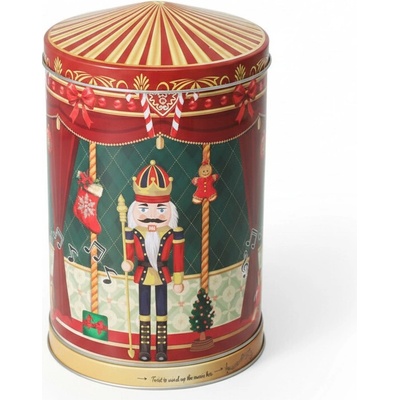 EH Excellent Houseware STELLARI plechový kolotoč na sušenky, Ø 13,2 cm červený