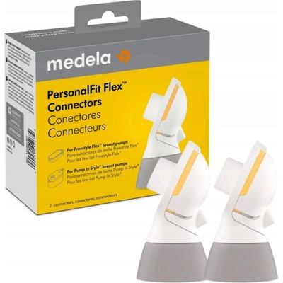 Medela 2x Konektor PersonalFit Flex Solo Swing Maxi bílý