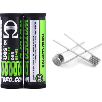 Wotofo Fused Clapton předmotané spirálky 0,5ohm 10ks