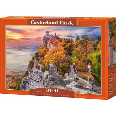 Castorland Věž Guaita San Marino Guaita Tower San Marinos 1000 dílků
