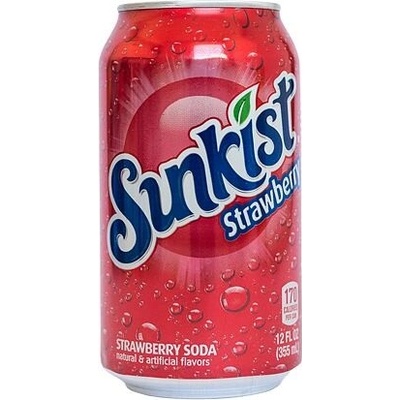 Sunkist limonáda s příchutí jahody 12 x 355 ml