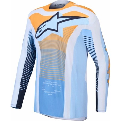 Alpinestars Techstar Maven 2027 svetlo modrá/svetlo oranžová/čierna
