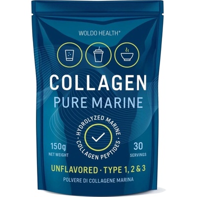 WoldoHealth 100 % hydrolyzovaný mořský kolagen 150 g