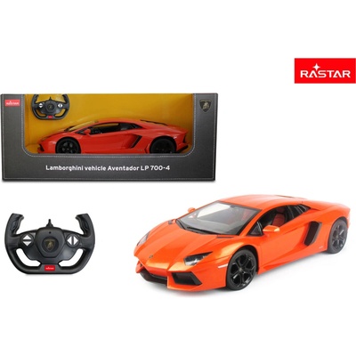 Rastar RC auto Lamborghini Aventador 1:10 oranžové