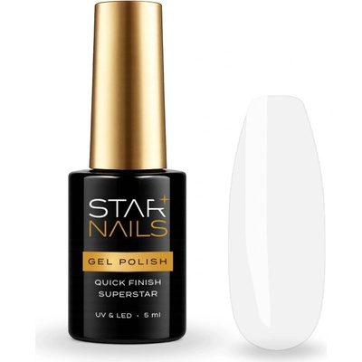 UV/LED Gel Polish Quick Finish Superstar lesklý závěrečný gel lak 5 ml