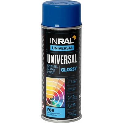 TEGRA INRAL univerzálny email v spreji 400 ml – modrá enciánová (RAL 5010)