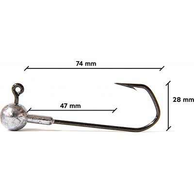 Hell Cat Jig Head Catfish vel.10 90g