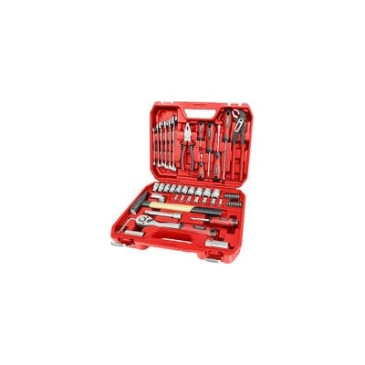 Extol Premium 8818420 Sada náradia, 56-dielna, 1/2" a 1/4", skrutkovače, kliešte, kľúče, kladivo