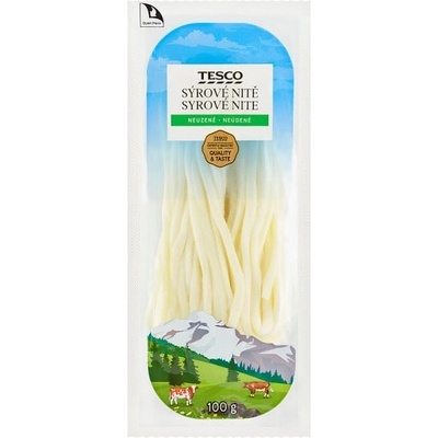 Tesco Sýrové nitě neuzené 100 g