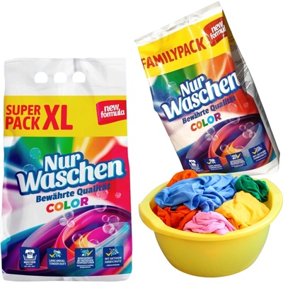 Nur Waschen Color prací prášek na barevné prádlo 6,3 kg