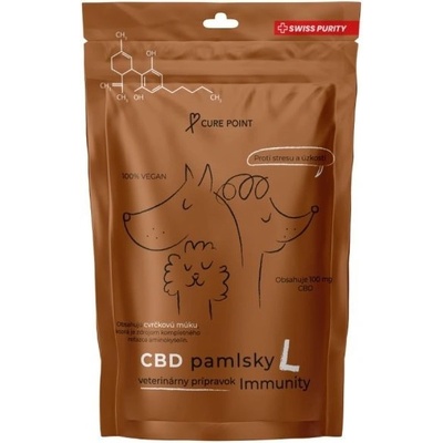 Curepoint CBD pamlsek Immunity L 100 g