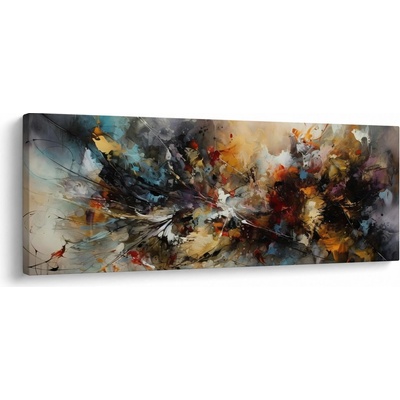 Obraz - Abstraktná grafika, jednodielne 145x58 cm