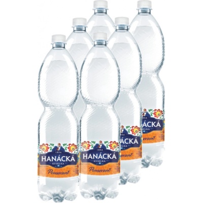 Hanácká kyselka minerální voda pomeranč 6 x 1,5 l