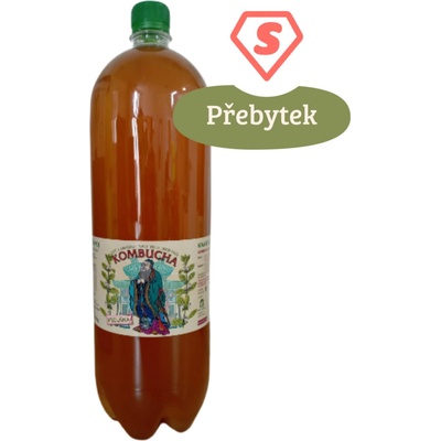 Stevikom Kombucha Meduňka 2 l
