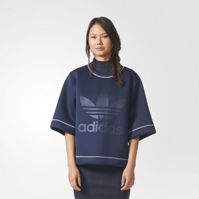 adidas Originals SWEATSHIRT BR9366 modrá