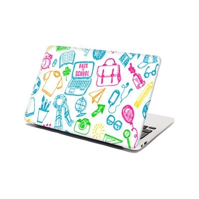 Sablio Samolepka na notebook Barevná škola - 29x20 cm – Hledejceny.cz