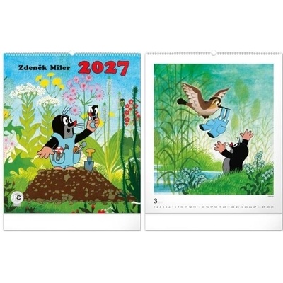 NÁSTĚNNÝ KRTEČEK Miler Zdeněk 2027