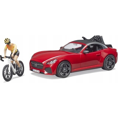 Bruder Roadster s cyklistkou a kolem 03485