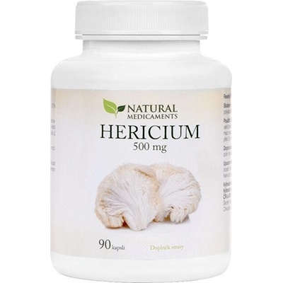 Natural Medicaments Hericium 500 mg 90 kapslí – Hledejceny.cz