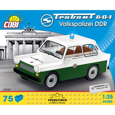 Cobi 24520 Youngtimer Automobil TRABANT 601 Volkspolizei DDR