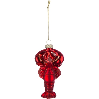 Gilde Vianočná ozdoba „Humr Luise Lobster“, 12 cm