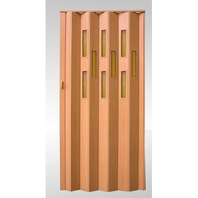 Vivaldi Zhrňovacie dvere presklenné-Buk 80 x 203 cm