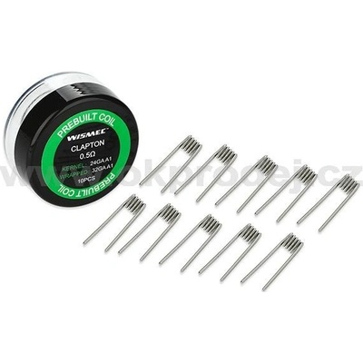 Wismec Clapton předmotané spirálky 10ks