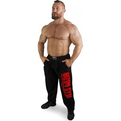 Bizon Gym tepláky 106 černá/červená