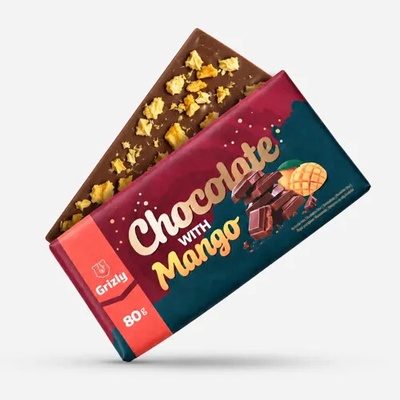 Mulaté Bio mléčná čokoláda s mangem 80 g