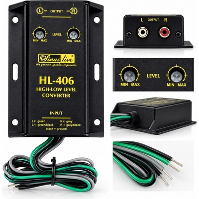 High/low převodník Sinus Live HL-406