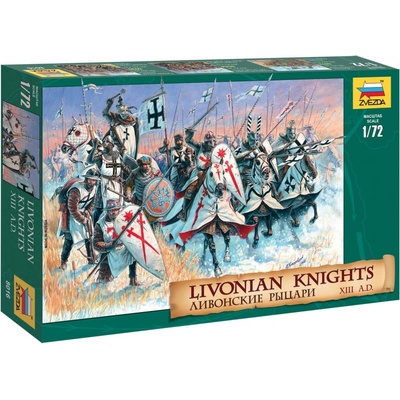 Wargames AoB figurky 8016 Livonian Knights XIIIXIV A. D. 1:72