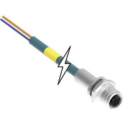 Molex Molex WOD Industrial Solution upravený zástrčkový konektor pro senzory - aktory, 1300540012, piny: 4, 0.20 m, 1 ks