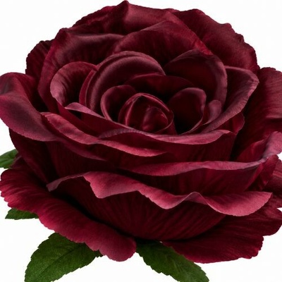 Umelá ruža burgundy 9 cm