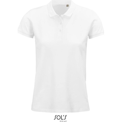SOL's Collection Polokošile Planet Women bio bavlna krátký rukáv dámská COT-25357500101 Bílá
