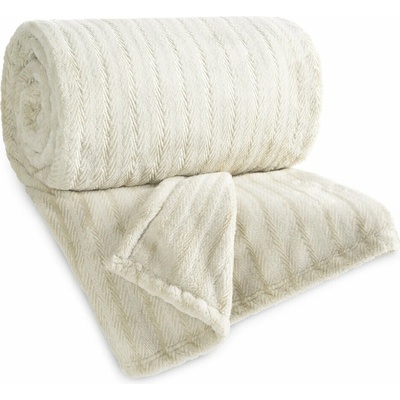 Eurofirany deka SOFIA krémová Polyester 200x220