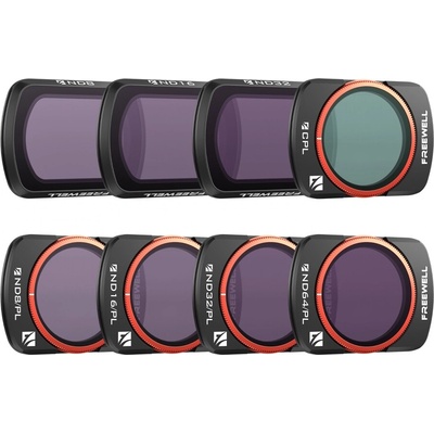 Freewell sada ôsmich filtrov All Day pre DJI Osmo Pocket 3 FW-OP3-ALD