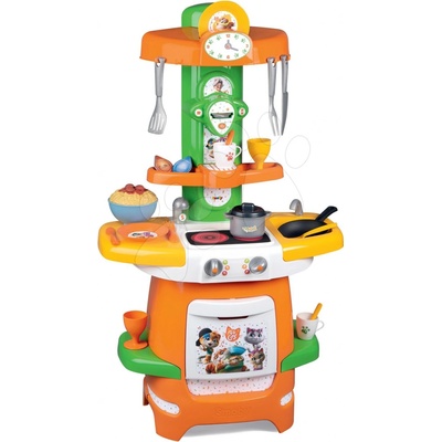 Smoby Kuchynka 44 Cats Cooky s otvárateľnými krídielkami a 24 doplnkami