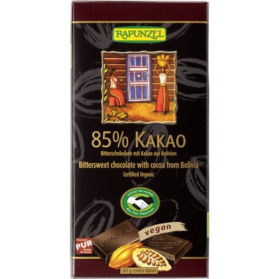 Rapunzel hořká 85% Bio 80 g