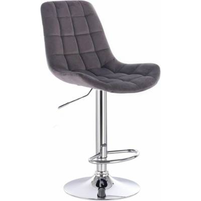 LuxuryForm Design Paris Velur na striebornom tanieri / šedá