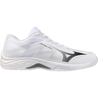 Mizuno Lightning Star JR White / Black / Ultimate Gray